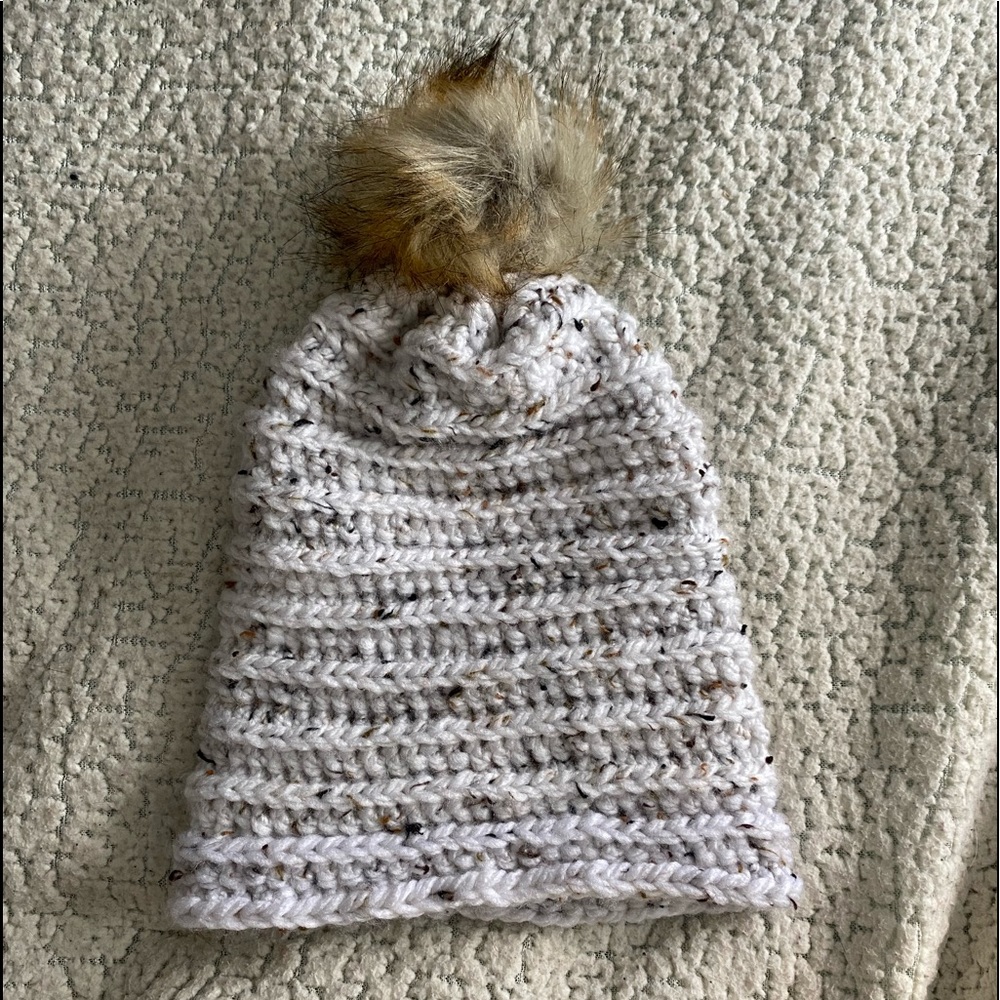 Handcrafted Beanie with Puff